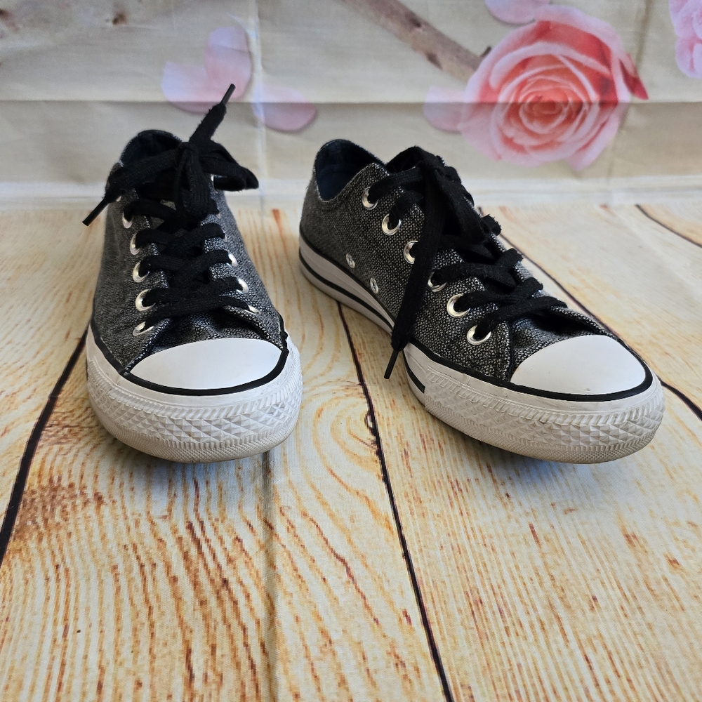 Converse black/gray shoes